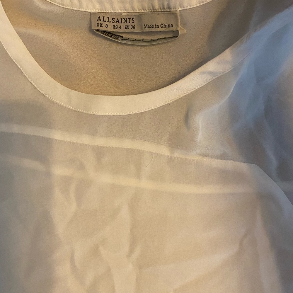 White AllSaints Top.